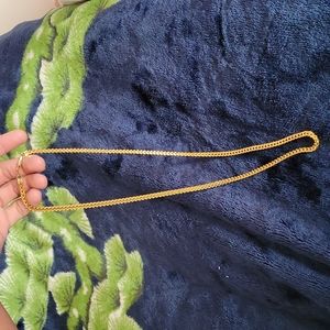 Gold gods chain about 30"in. 18k Gold plated